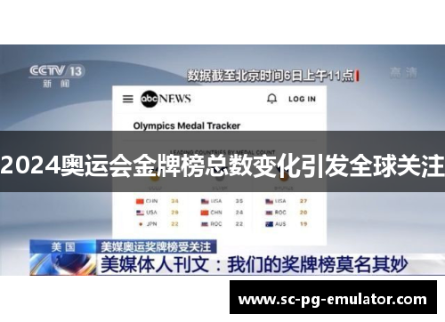 2024奥运会金牌榜总数变化引发全球关注